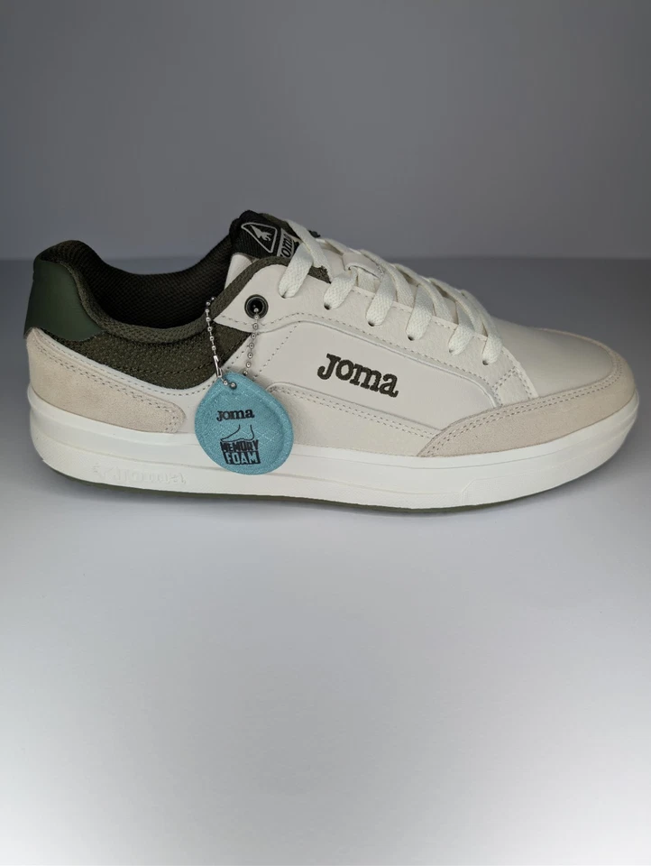 Joma CSTRIW2515 Sneakers Uomo Bianco Verde Memory Foam con Lacci