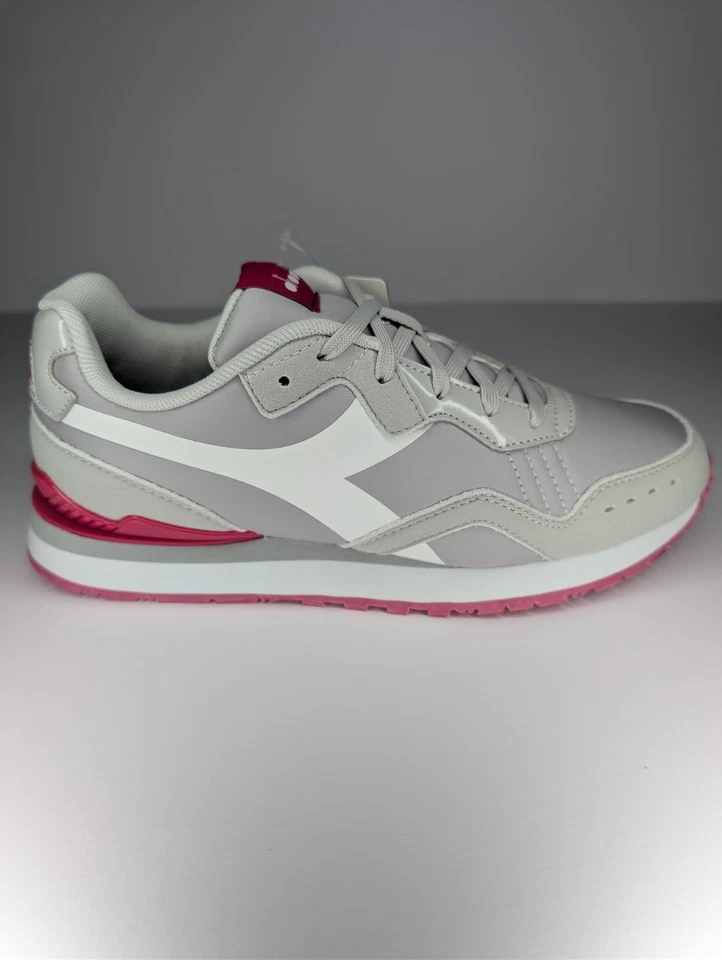 Diadora Raven Satin WN Donna Sneakers DD Comfort 101.182201 Bianco Rosa