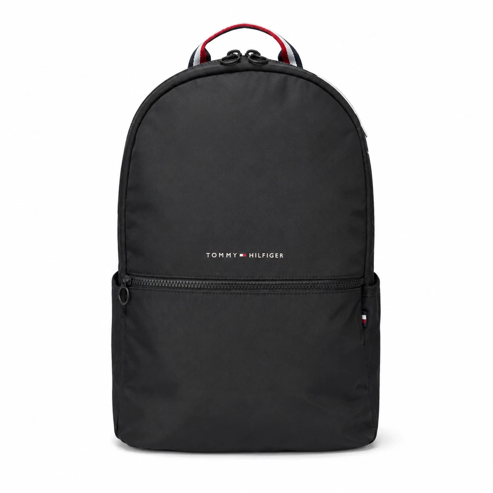 Tommy Hilfiger TH Horizon Zaino Uomo Nero AM0AM10547 Nuovo