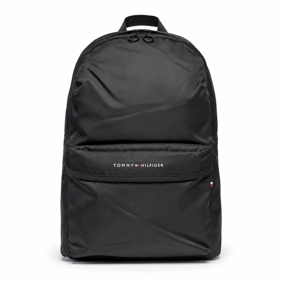 Tommy Hilfiger TH Skyline Zaino Uomo Nero AM0AM10912 Nuovo